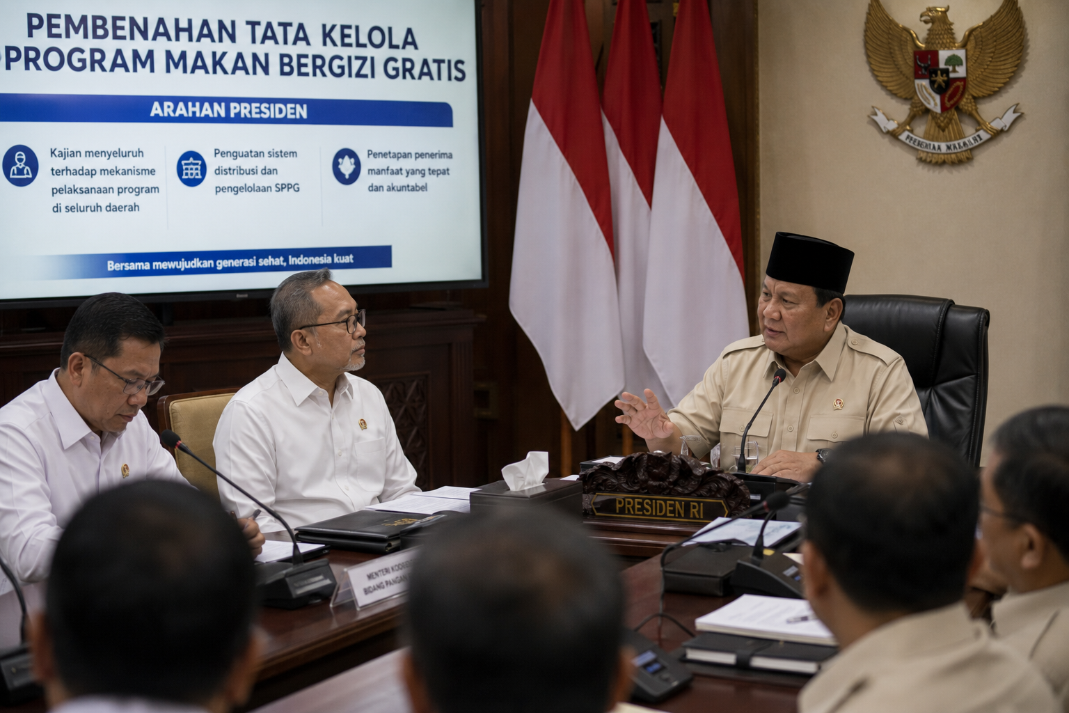 Prabowo Tunjuk Menko Pangan Pimpin Pembenahan Program MBG